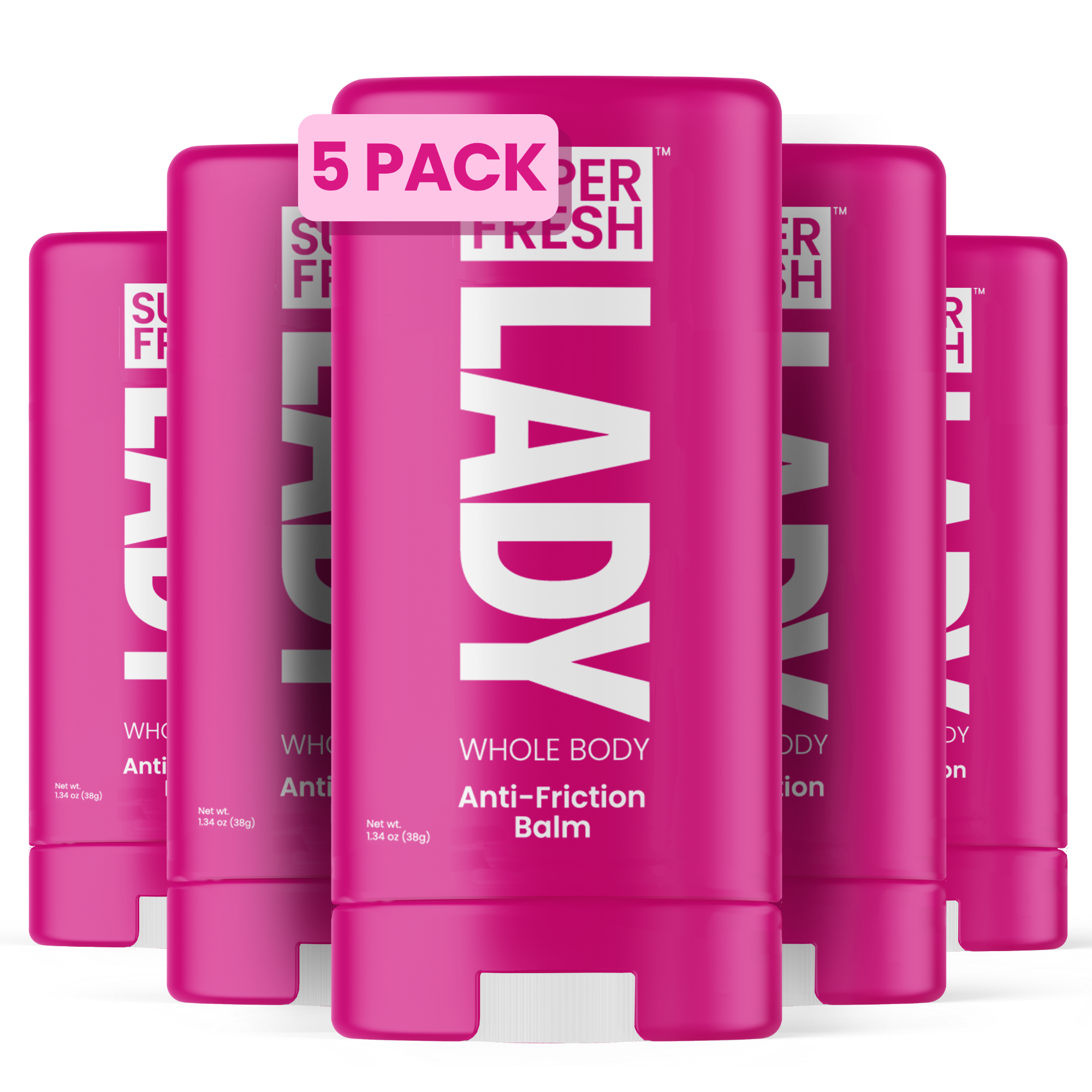 Anti-Friction, Anti-Chafing Stick for Lady Parts