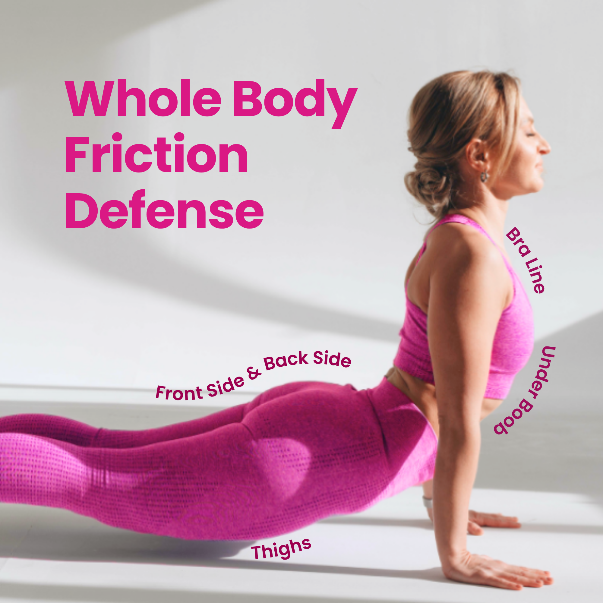 Anti-Friction, Anti-Chafing Stick for Lady Parts