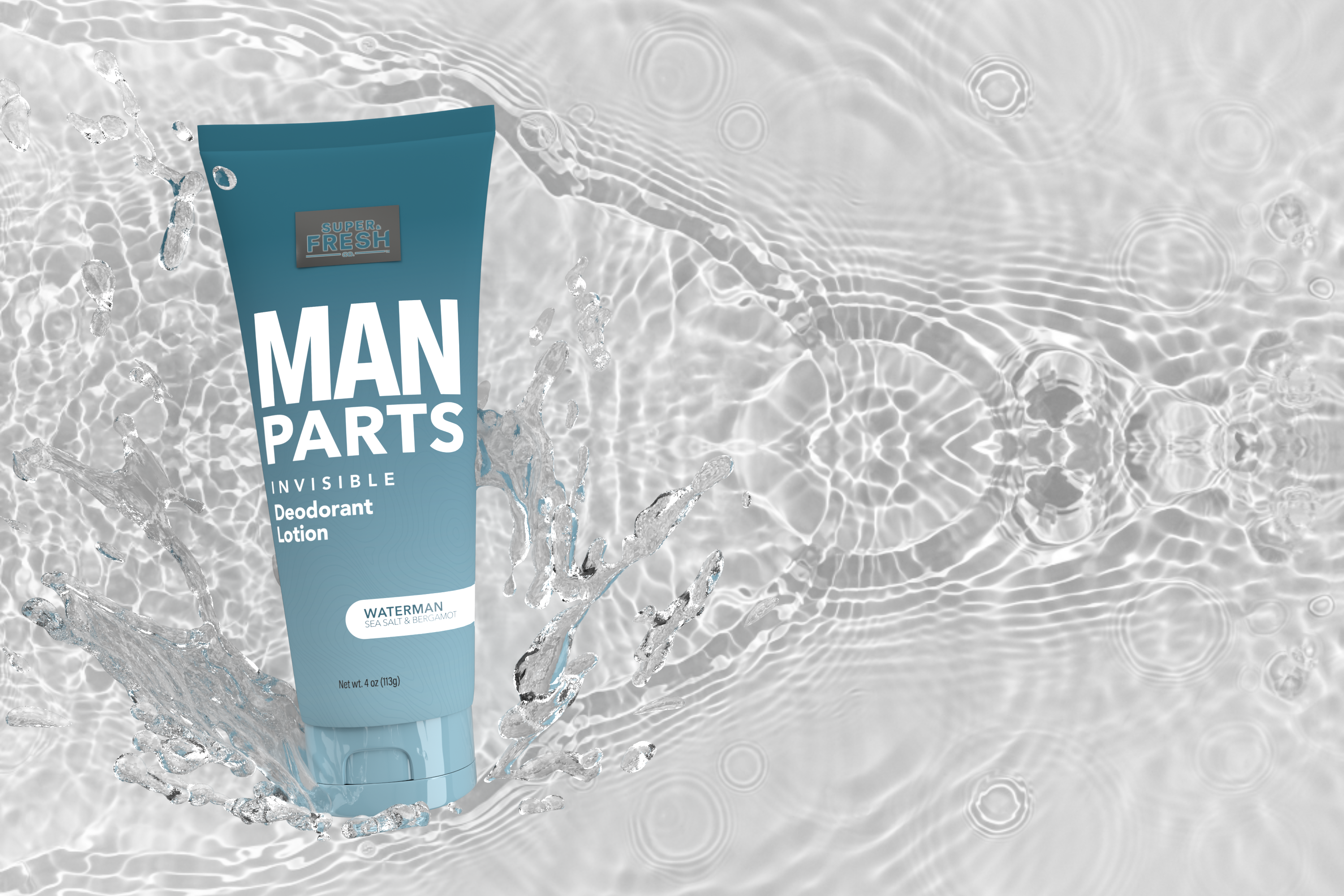 man parts invisible deodorant lotion