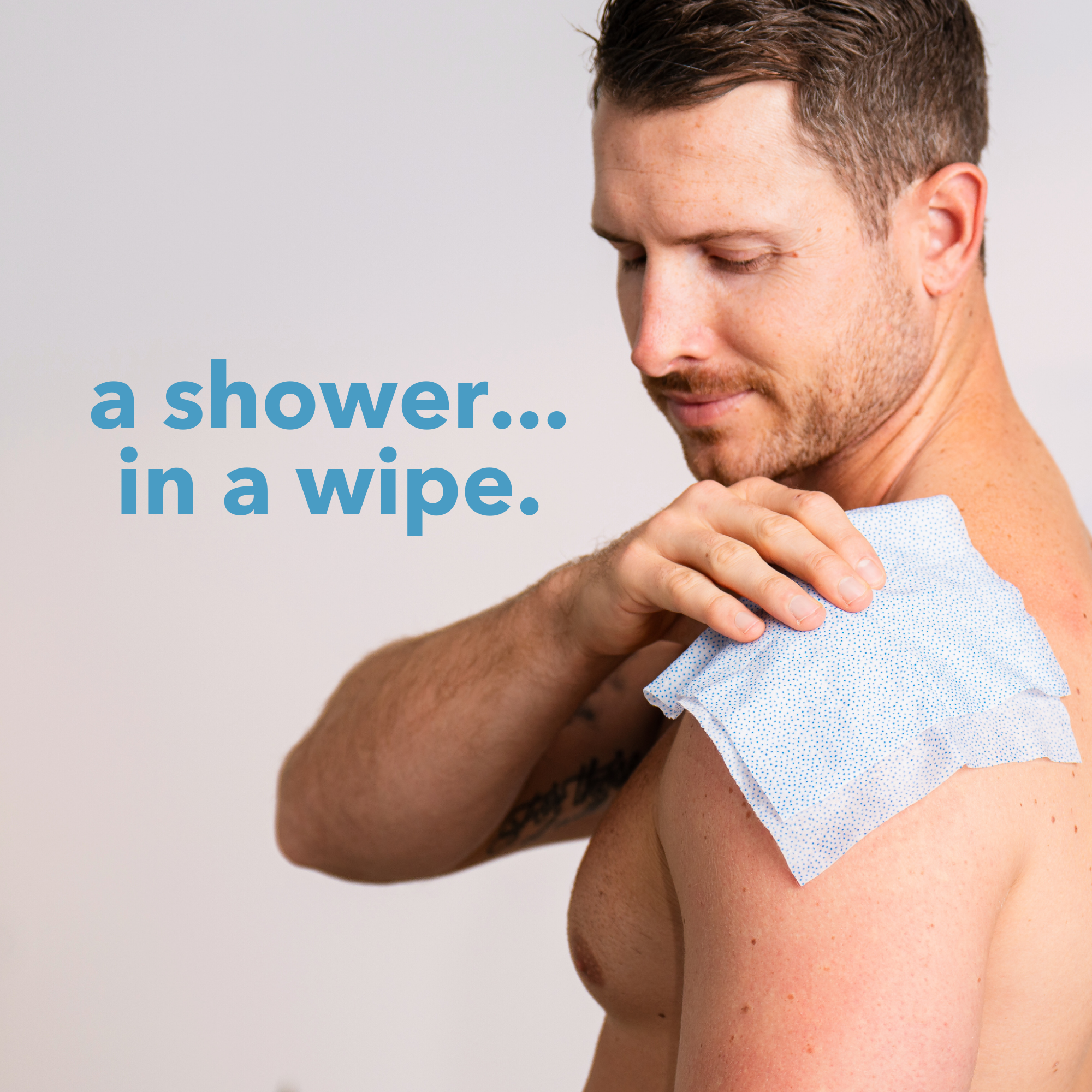 Super Fresh Shower Wipes - Dual-Sided Body Wipes