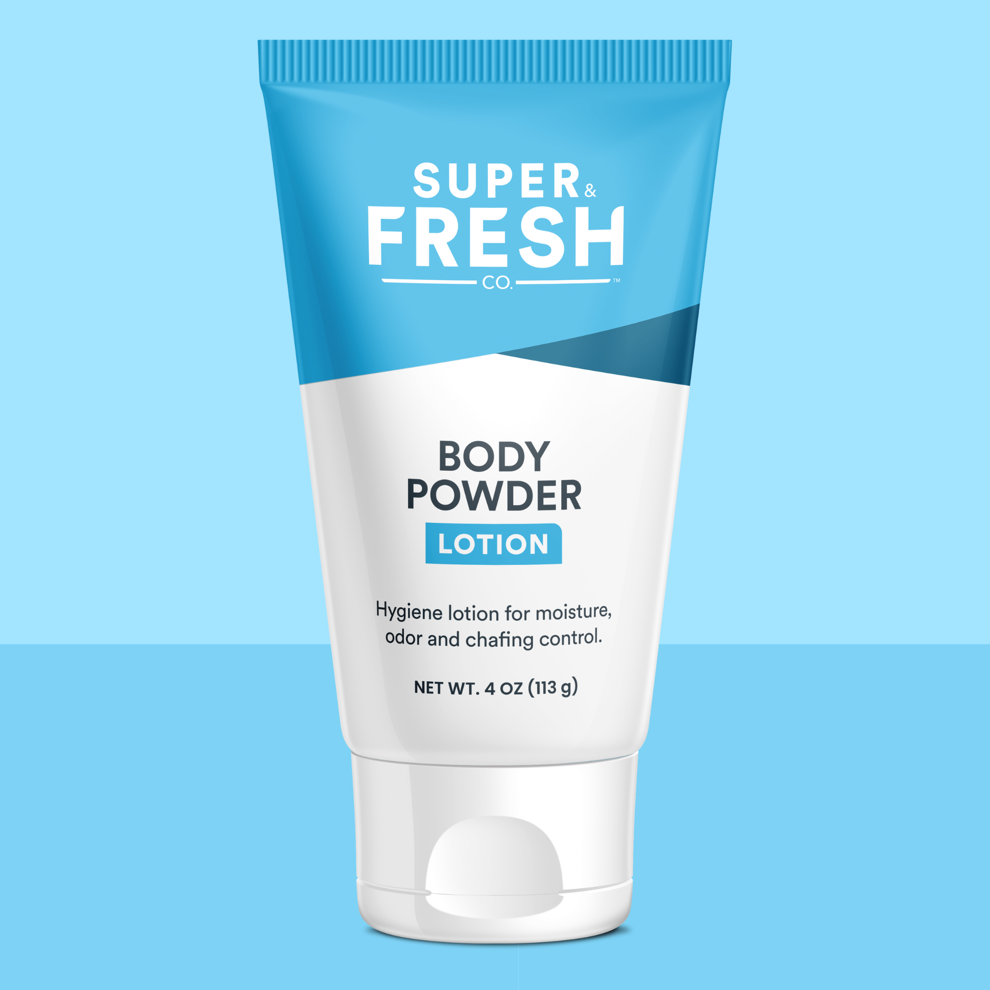 Super Fresh Body Powder Lotion - Anti-Chafing, Comfort Cream