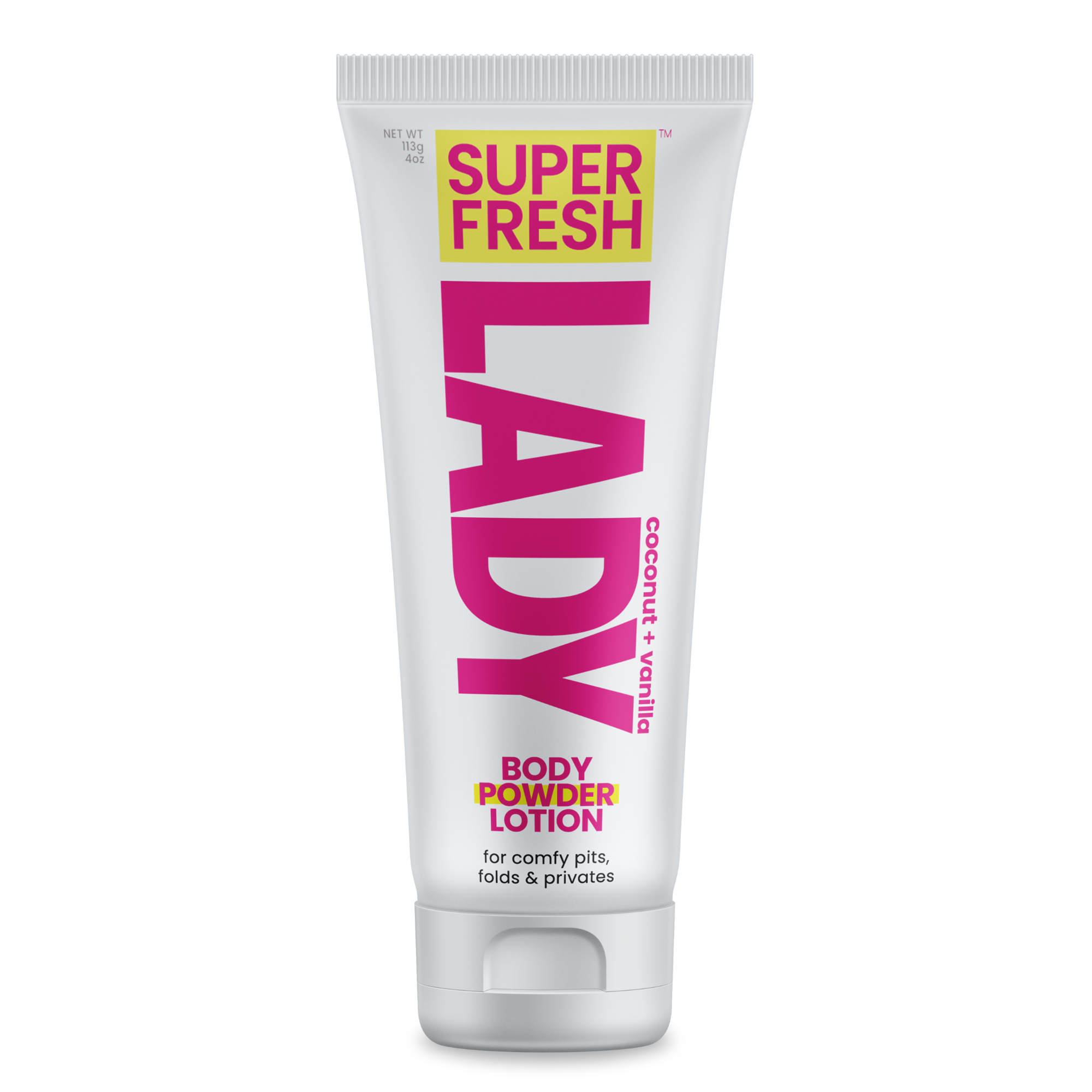 Whole Body Deodorant Lotion for Lady Parts [Coco + Vanilla] Lotion-to-Powder
