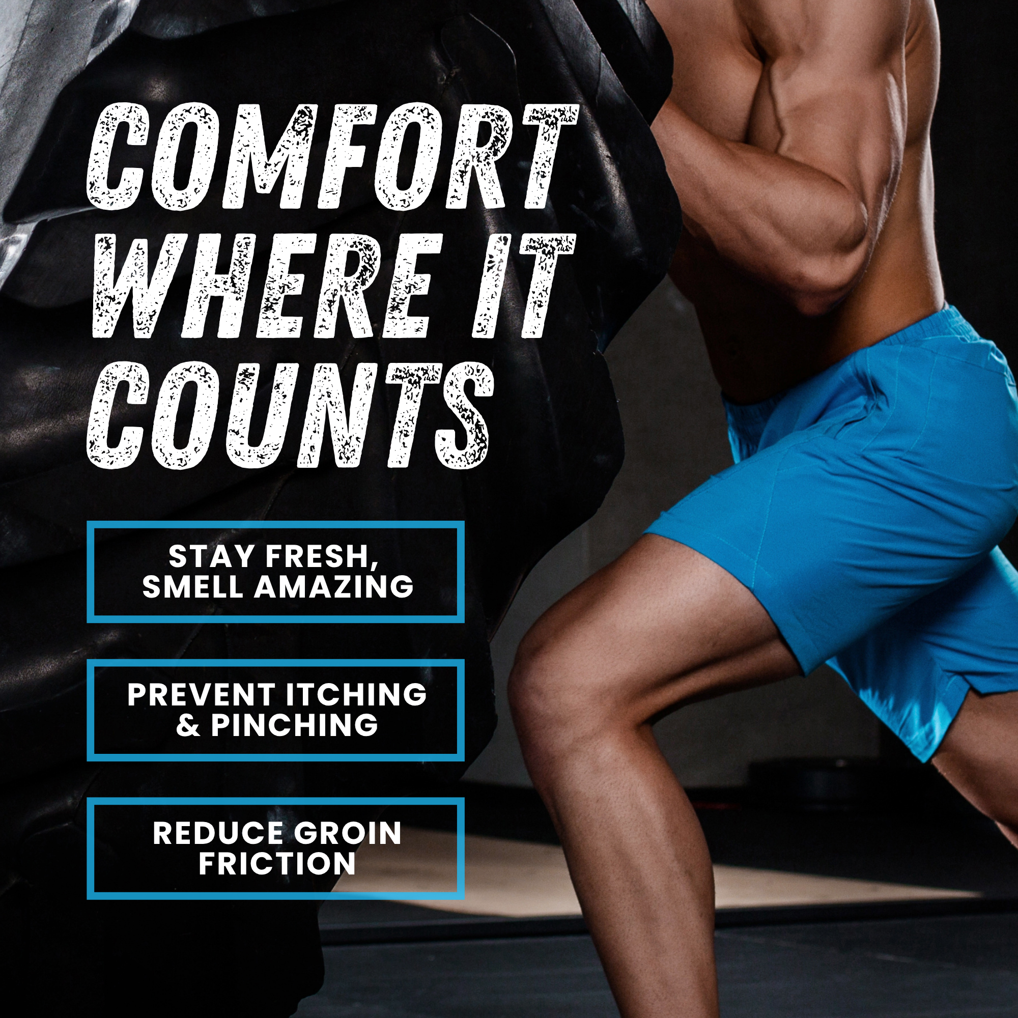 Deodorant & Comfort Cream for Man Parts [Ocean+Citrus]