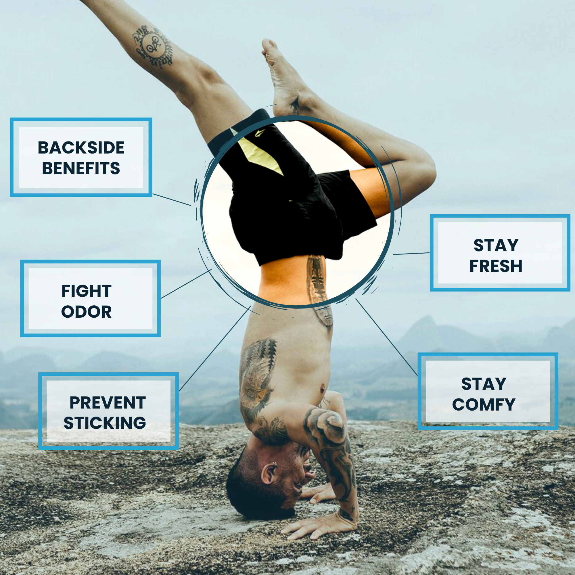 Deodorant & Comfort Cream for Man Parts [Ocean+Citrus]