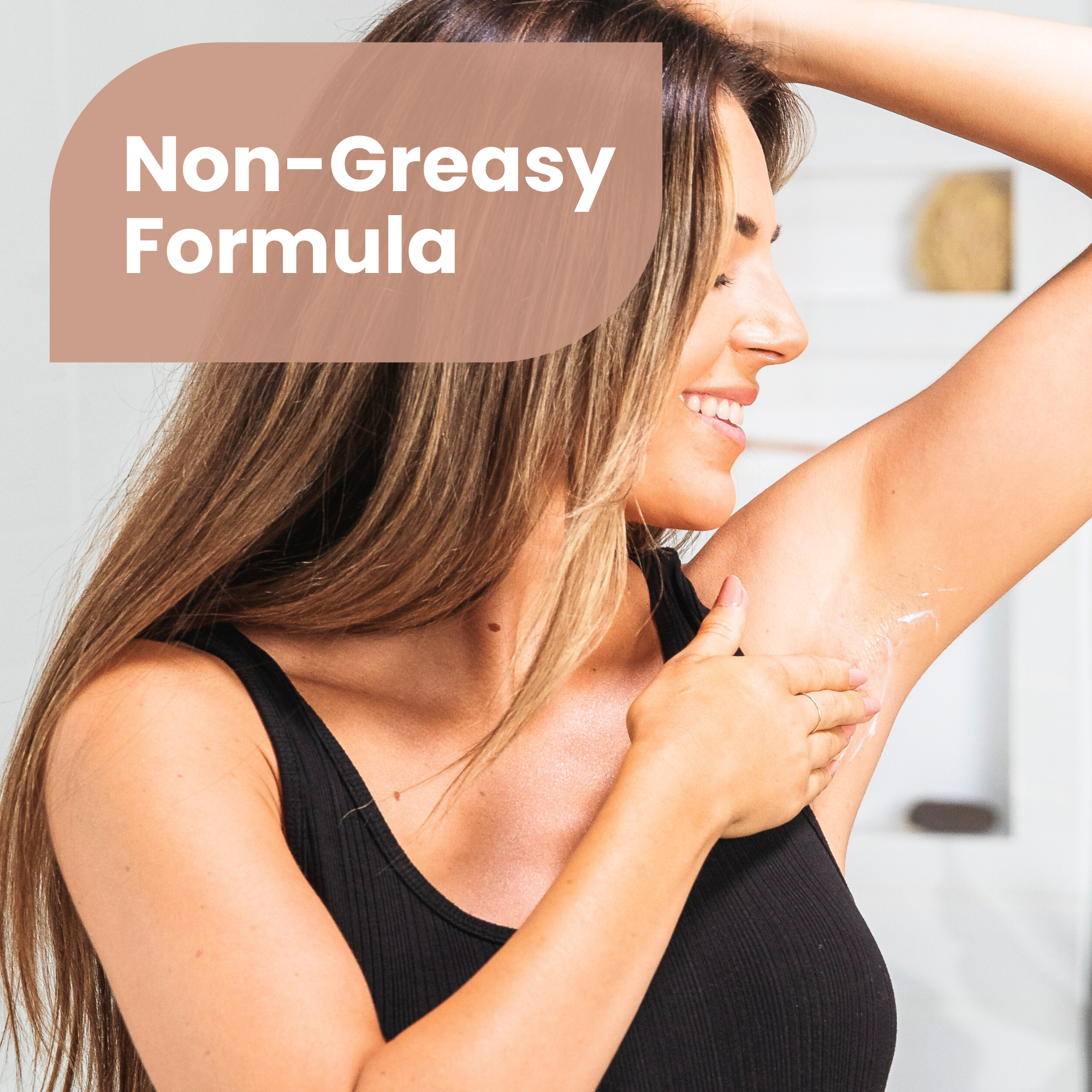 Whole Body Natural Deodorant Lotion for Lady Parts [Jasmine + Rose]
