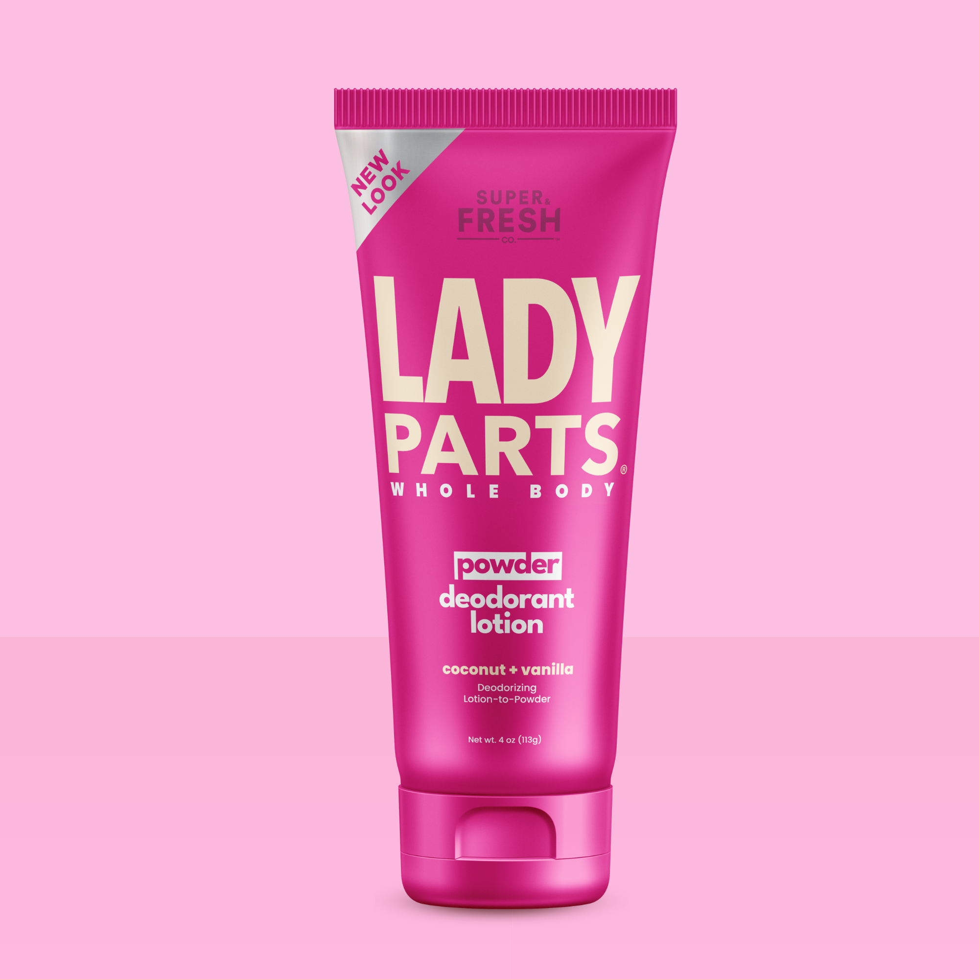 Lady Parts Deodorant Lotion - Powder - Coconut & Vanilla