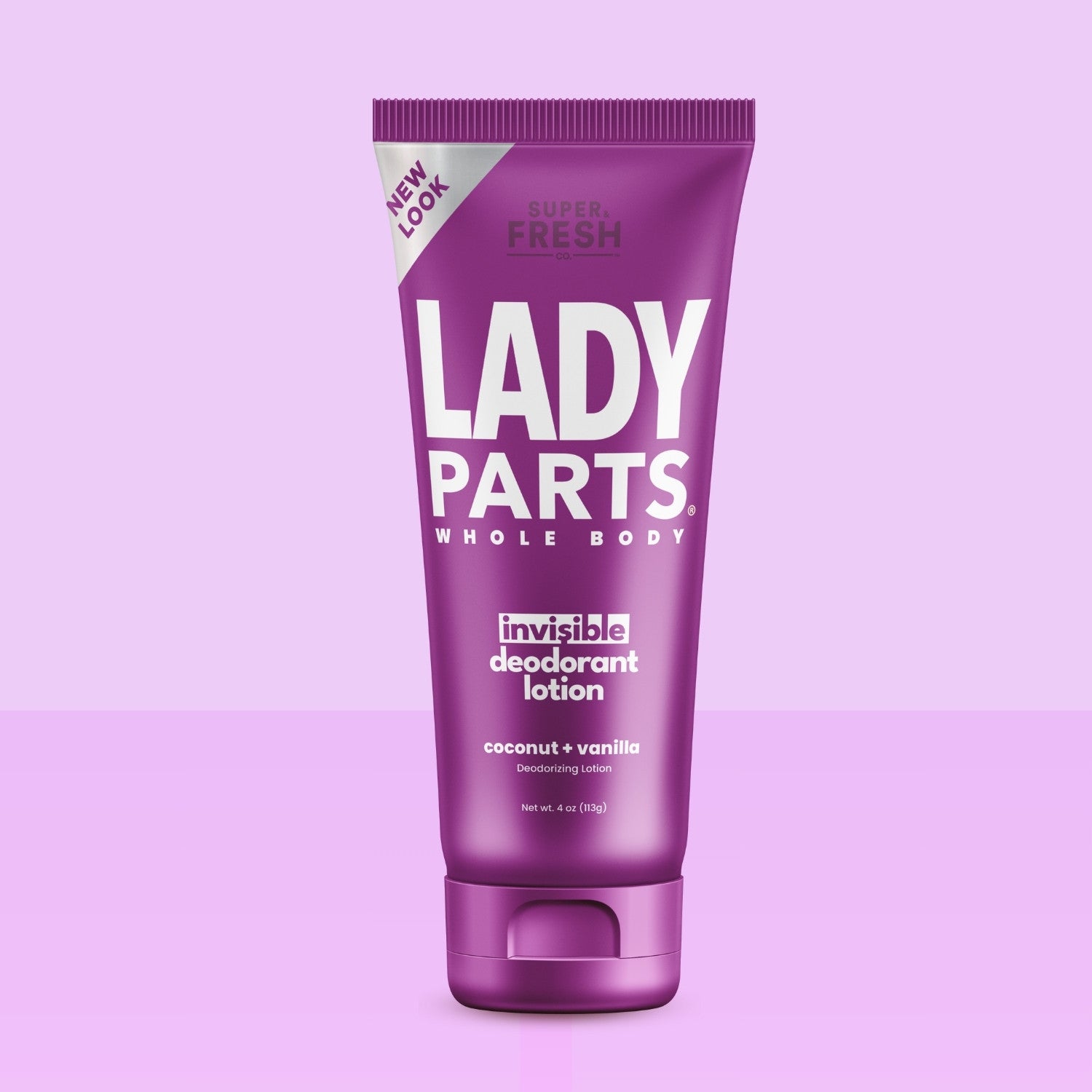 Lady Parts Whole Body Deodorant Lotion - Invisible
