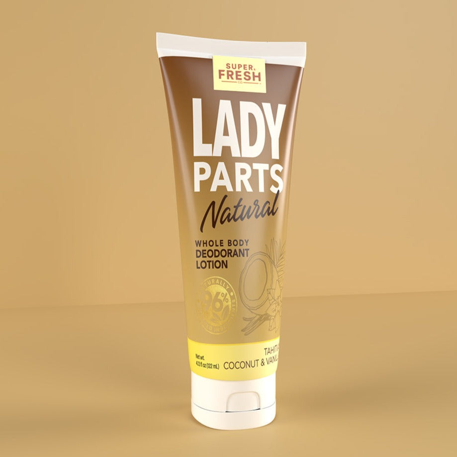 Lady Parts Natural Deodorant Lotion - Coconut & Vanilla