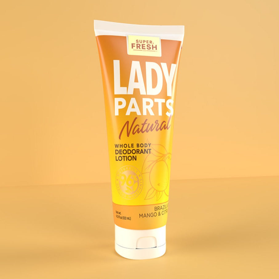 Lady Parts Natural Deodorant Lotion - Mango & Citrus