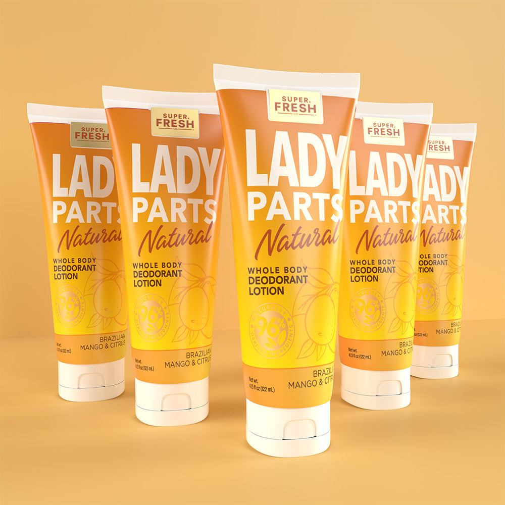 lady parts whole body deodorant lotions