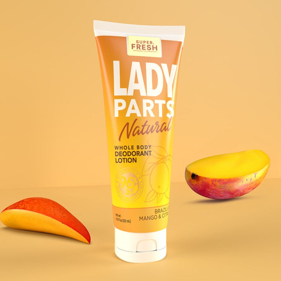 Lady Parts Natural Deodorant Lotion - Mango & Citrus