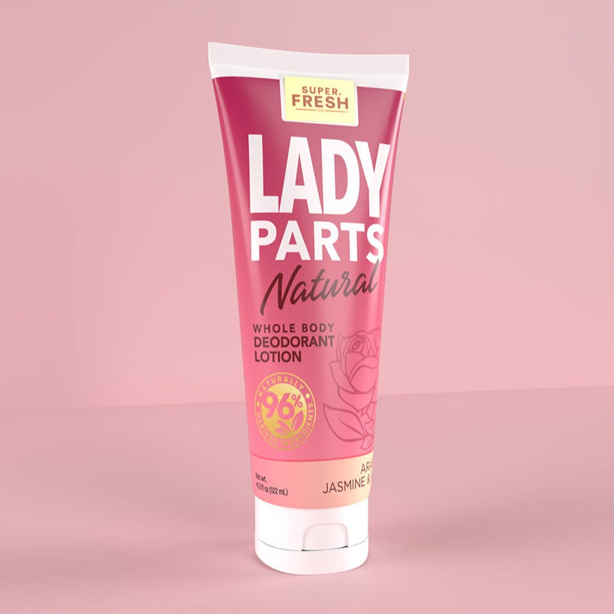 Lady Parts Natural Deodorant Lotion - Jasmine & Rose