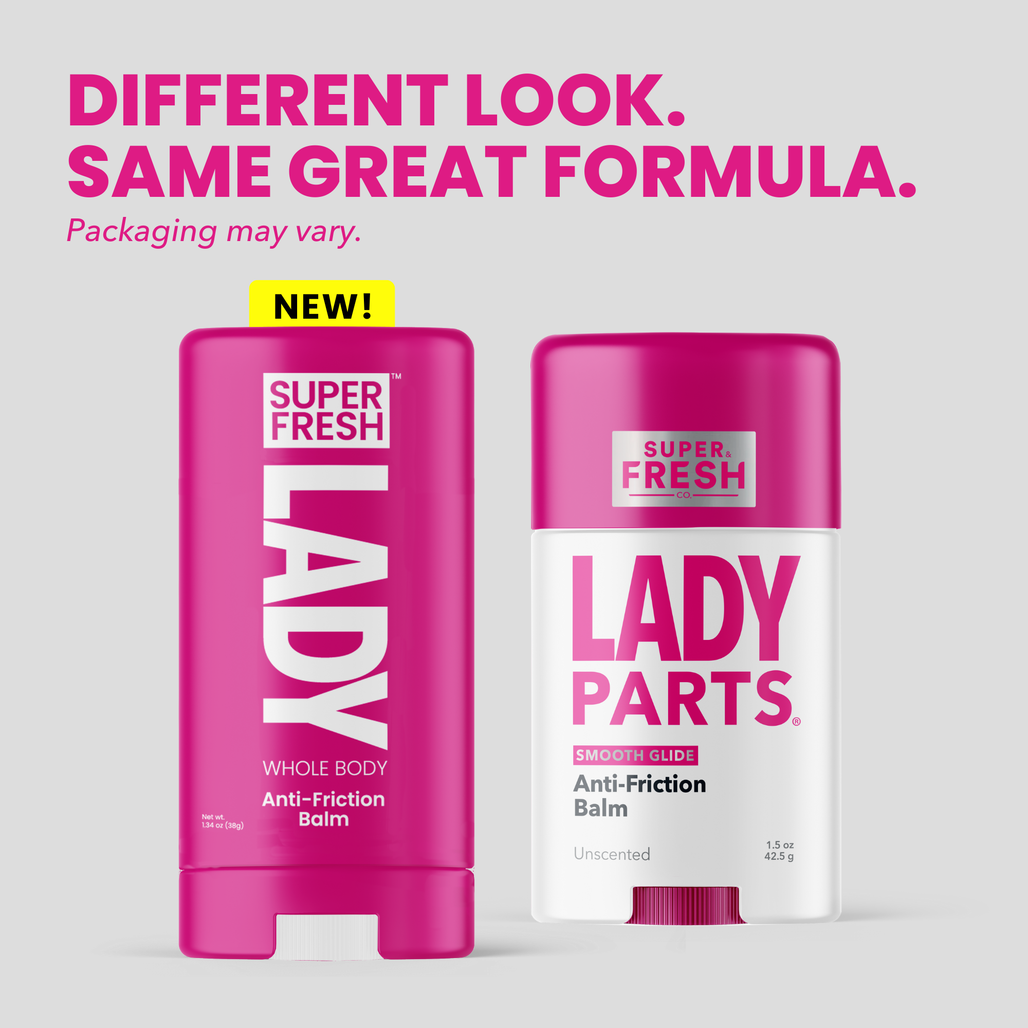 Anti-Friction, Anti-Chafing Stick for Lady Parts